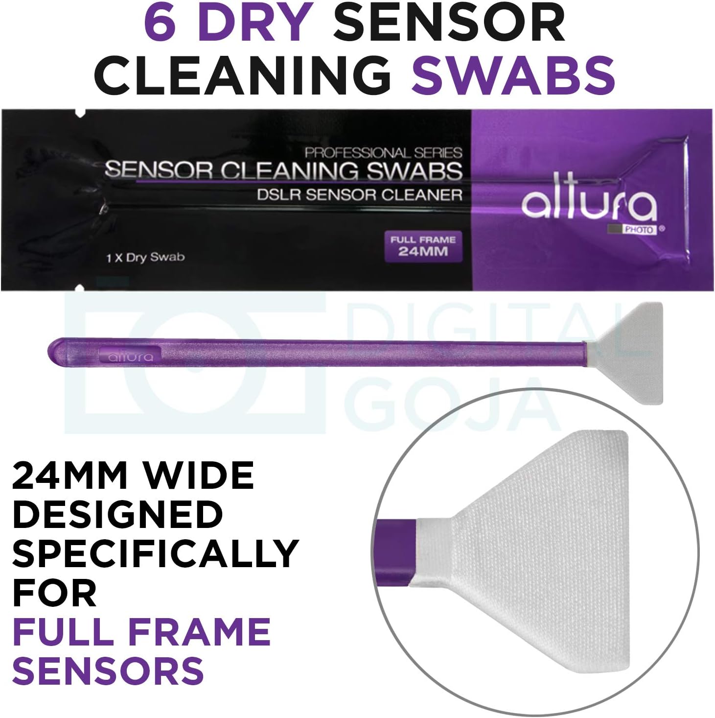 Altura Photo Professional Camera Cleaning Kit for Full Frame DSLR & Mirrorless Cameras - Lens and Sensor Cleaner - Includes Case, Spray, Swabs, Blower, Brush, Tissue Paper - Image 4